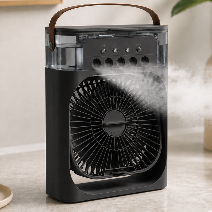 Flumia AirFresh — Rafraîchisseur d’Air Portable 3-en-1