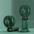 Mini ventilateur rechargeable 5 vitesses avec affichage batterie